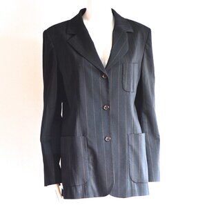 Kenzo Vintage Pin Striped Wool Blazer - France